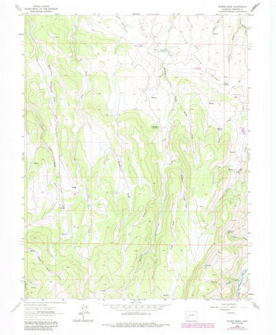 United States Geological Survey Poison Draw, CO (1963, 24000-Scale) digital map