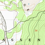United States Geological Survey Poison Lake, CA (1983, 24000-Scale) digital map