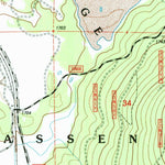 United States Geological Survey Poison Lake, CA (1995, 24000-Scale) digital map