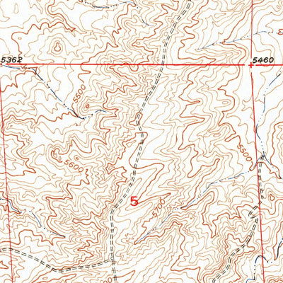 United States Geological Survey Poison Lake, WY (1949, 24000-Scale) digital map