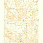 United States Geological Survey Poison Lake, WY (1950, 24000-Scale) digital map