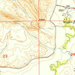 United States Geological Survey Poison Lake, WY (1950, 24000-Scale) digital map