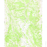 United States Geological Survey Poison Meadows, WY (1980, 24000-Scale) digital map
