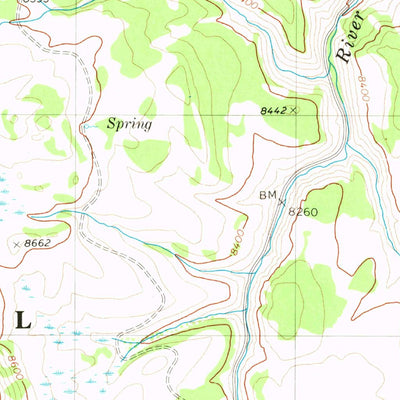 United States Geological Survey Poison Meadows, WY (1980, 24000-Scale) digital map