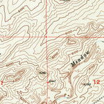 United States Geological Survey Poison Spider, WY (1951, 24000-Scale) digital map