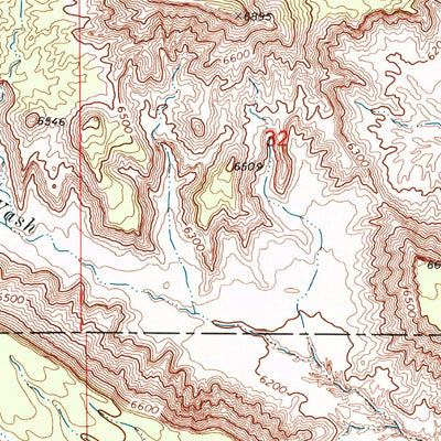 United States Geological Survey Poison Spring Bench, UT (1969, 24000-Scale) digital map
