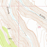 United States Geological Survey Poison Springs, OR (1968, 24000-Scale) digital map
