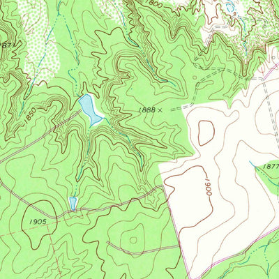 United States Geological Survey Poke Mountain, TX (1969, 24000-Scale) digital map