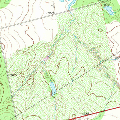 United States Geological Survey Poke Mountain, TX (1969, 24000-Scale) digital map