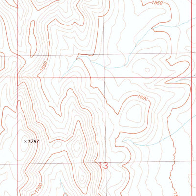 United States Geological Survey Poker Brown Gap, NV (1981, 24000-Scale) digital map