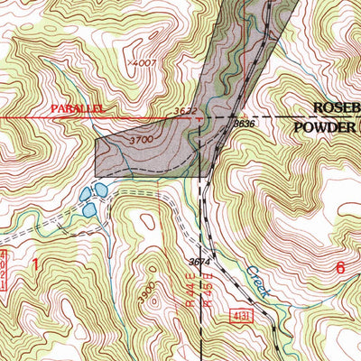 United States Geological Survey Poker Jim Butte, MT (1995, 24000-Scale) digital map