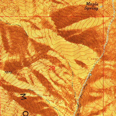 United States Geological Survey Pokes Point, UT (1968, 24000-Scale) digital map