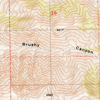 United States Geological Survey Pokes Point, UT (1991, 24000-Scale) digital map