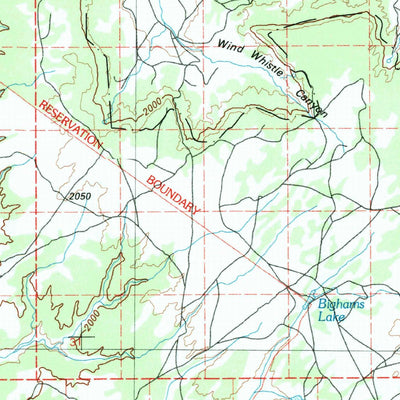United States Geological Survey Polacca, AZ (1982, 100000-Scale) digital map