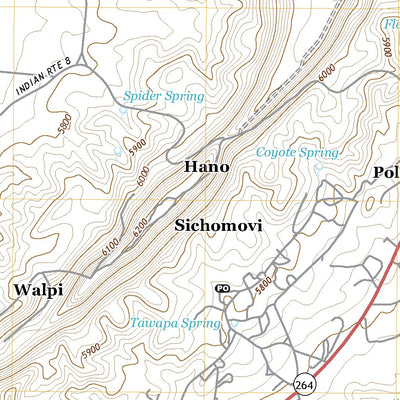 United States Geological Survey Polacca, AZ (2021, 24000-Scale) digital map