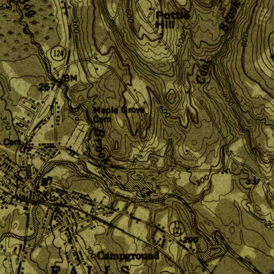 United States Geological Survey Poland, ME (1956, 48000-Scale) digital map