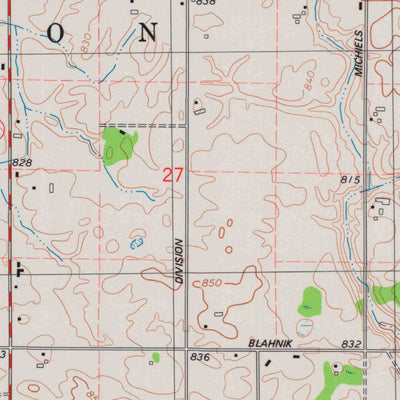 United States Geological Survey Poland, WI (1978, 24000-Scale) digital map