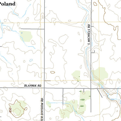 United States Geological Survey Poland, WI (2018, 24000-Scale) digital map