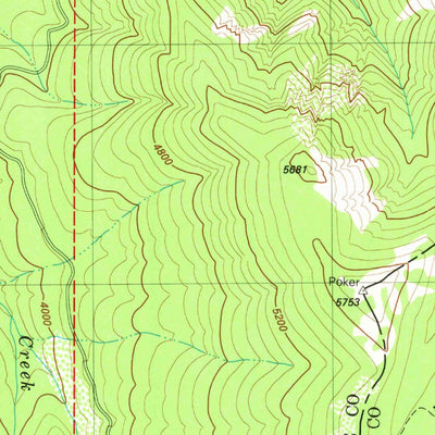 United States Geological Survey Polar Bear Mountain, CA-OR (1982, 24000-Scale) digital map