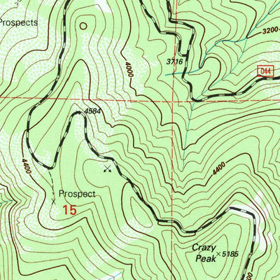 United States Geological Survey Polar Bear Mountain, CA-OR (1996, 24000-Scale) digital map