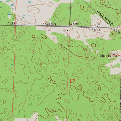 United States Geological Survey Polar, WI (1973, 24000-Scale) digital map