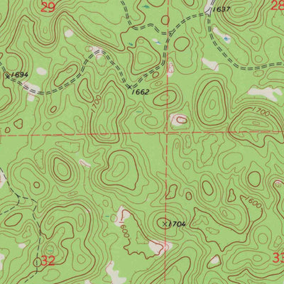 United States Geological Survey Polar, WI (1973, 24000-Scale) digital map