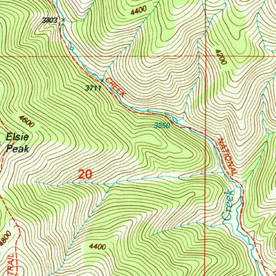 United States Geological Survey Polaris Peak, ID (1996, 24000-Scale) digital map