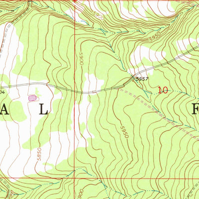 United States Geological Survey Pole Butte, OR (1966, 24000-Scale) digital map