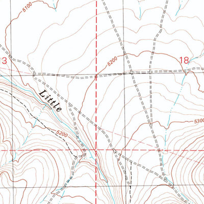 United States Geological Survey Pole Canyon, OR (1982, 24000-Scale) digital map
