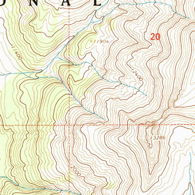 United States Geological Survey Pole Creek Mountain, CO (2001, 24000-Scale) digital map
