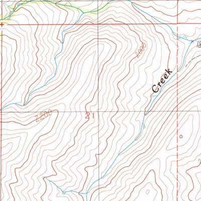 United States Geological Survey Pole Creek, NV (1983, 24000-Scale) digital map