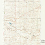 United States Geological Survey Pole Creek Ranch, WY (1991, 24000-Scale) digital map