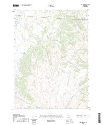 United States Geological Survey Pole Creek, UT (2023, 24000-Scale) digital map