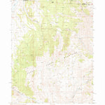 United States Geological Survey Pole Creek, UT-ID (1990, 24000-Scale) digital map