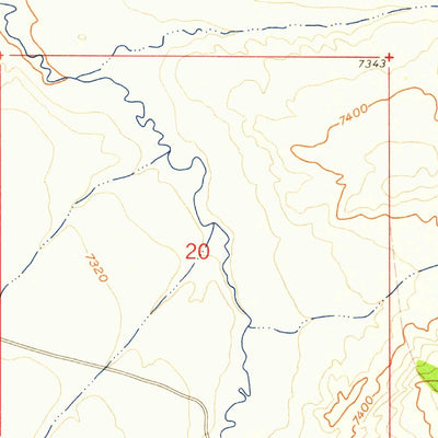United States Geological Survey Pole Gulch, WY (1961, 24000-Scale) digital map