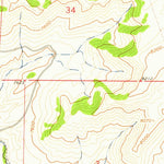 United States Geological Survey Pole Gulch, WY (1961, 24000-Scale) digital map