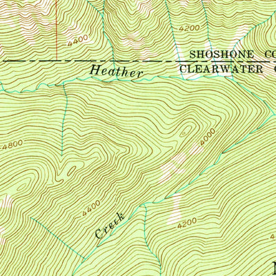United States Geological Survey Pole Mountain, ID (1963, 24000-Scale) digital map