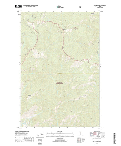 United States Geological Survey Pole Mountain, ID (2020, 24000-Scale) digital map
