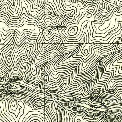 United States Geological Survey Pole Mountain, UT (1954, 24000-Scale) digital map