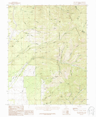 United States Geological Survey Pole Mountain, UT (1987, 24000-Scale) digital map
