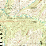United States Geological Survey Pole Mountain, UT (1987, 24000-Scale) digital map