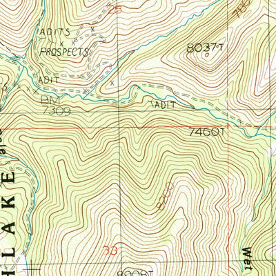 United States Geological Survey Pole Mountain, UT (1987, 24000-Scale) digital map