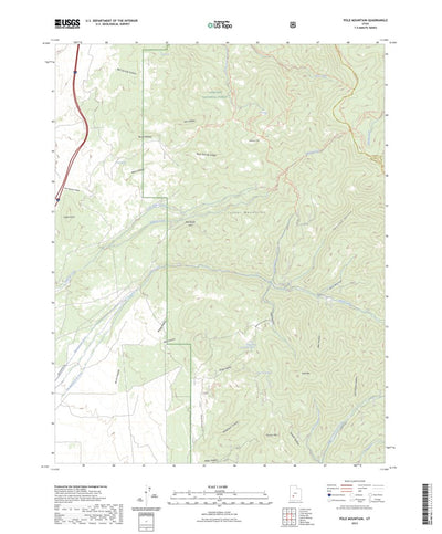 United States Geological Survey Pole Mountain, UT (2023, 24000-Scale) digital map