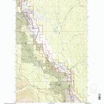 United States Geological Survey Polebridge, MT (1994, 24000-Scale) digital map