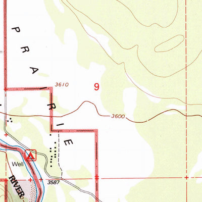 United States Geological Survey Polebridge, MT (1994, 24000-Scale) digital map