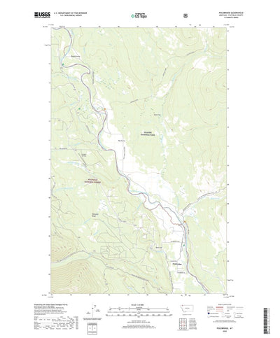 United States Geological Survey Polebridge, MT (2020, 24000-Scale) digital map