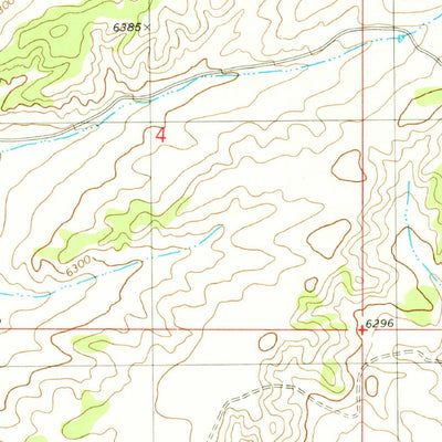 United States Geological Survey Polecat Draw, NM (1981, 24000-Scale) digital map