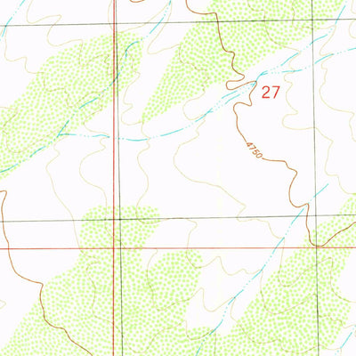 United States Geological Survey Polecat Tank, NM (1981, 24000-Scale) digital map