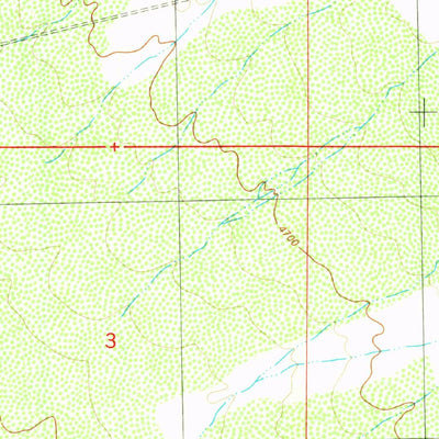 United States Geological Survey Polecat Tank, NM (1981, 24000-Scale) digital map