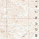 United States Geological Survey Poleta Canyon, CA (1984, 24000-Scale) digital map